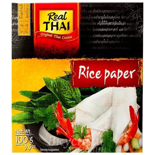 Рисовая бумага REAL THAI 16 см. Rice paper, 100 гр.