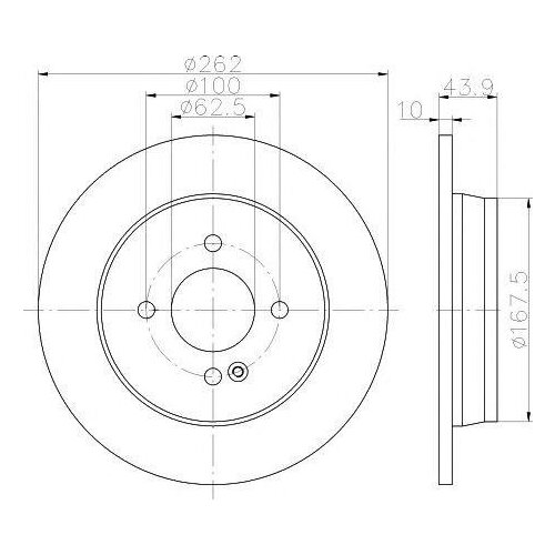 фото Textar диск тормозной с покрытием pro зад