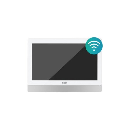 фото Монитор видеодомофона с wifi (переговорное устройство) cctv ctv- m5902 (белый)