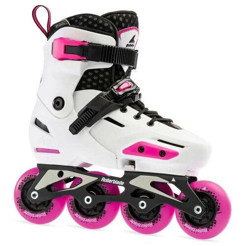 фото Ролики rollerblade apex g - 2021 white/pink р. 33-36.5