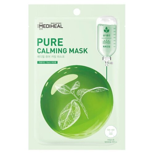 Mediheal Pure Calming Mask 20мл mediheal cica calming ampoule mask