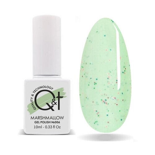 QT, Гель-лак Marshmallow №1, 10 мл