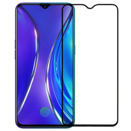 Защитное стекло / бронестекло для realme XT полное покрытие черное venom spider man for case oppo realme x50 c2 x x2 xt 5 pro 6 pro q 3 case black soft cover funda realme 5 6 pro x50 xt x2 shell