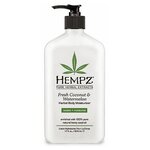 Молочко для тела Hempz увлажняющее Кокос и Арбуз, 500мл, Fresh Coconut & Watermelon Herbal Moisturizer - изображение