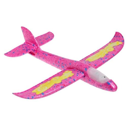 Funny toys Самолёт «Супербыстрый» 35х37 см, цвета микс. Микс - один из товаров представленных на фото, без возможности выбора, диодный