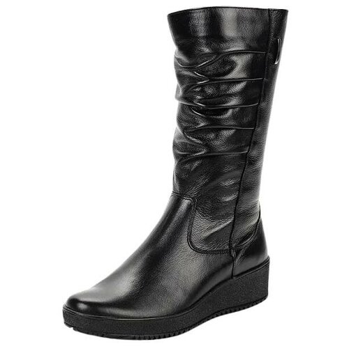 фото Сапоги salamander женские (арт 70025) зимние черные из натуральной кожи, размер 41