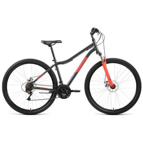 Горный велосипед 29 дюймов найнер Altair - MTB HT 29 20 disc 2022 Темно-Серый Красный 2905000₽