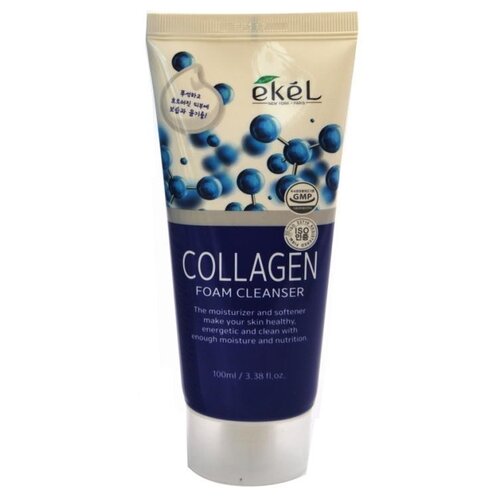 Ekel пенка для умывания Collagen Foam Cleanser, 100 мл, 125 г ekel пенка для умывания с коллагеном foam cleanser collagen 100мл