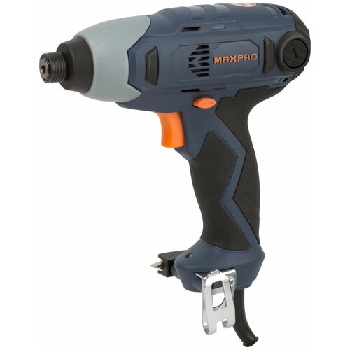MAX-PRO Шуруповерт ударный электрический 240 Вт 0-3600обмин 0-4200 удмин патрон 635мм под биту 100Нм регулировка оборотов реверс резиновые в 571200₽