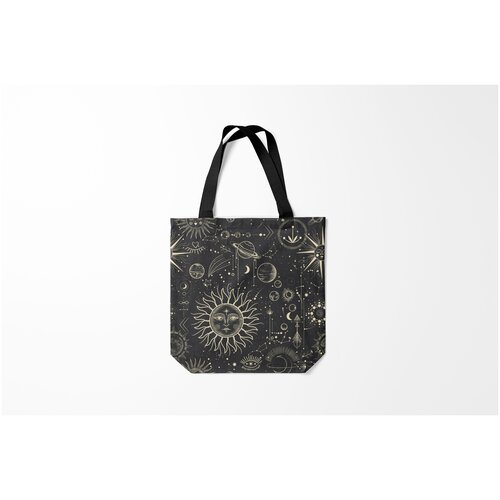 фото Сумка-шоппер / 40х40 см / тренды / разные звездное небо burnettie