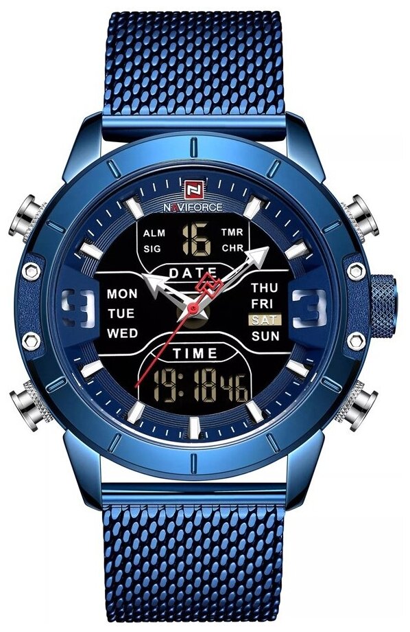 Часы Naviforce/Навифорс NF9153, классические, мужские, водонепроницаемые