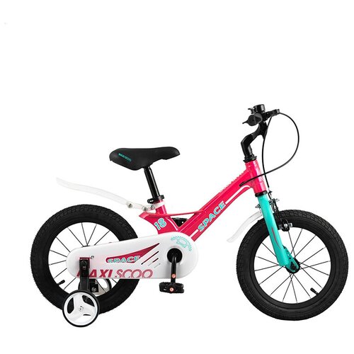 фото Велосипед детский maxiscoo space стандарт, 18", розовый