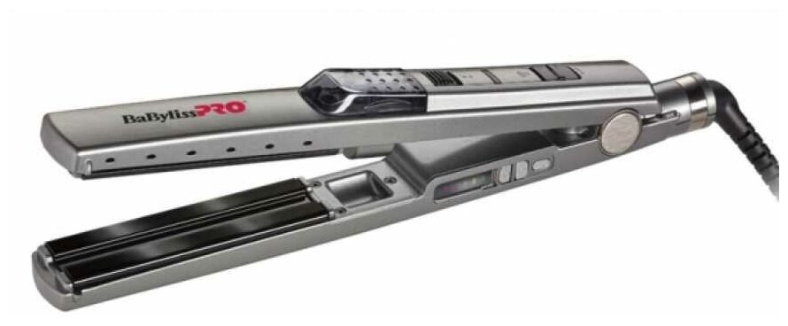 BABYLISS, Щипцы-выпрямители Pro UltraSONIC, 28х110 мм, покрытие EP с регулятором, 63Вт, BAB2191SEPE - фотография № 1