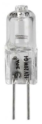Лампа галогенная ЭРА G4-JC-20W-12V (100/1000)