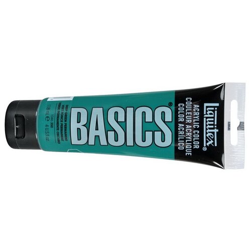 Liquitex Краска акриловая Basics, туба 118мл, №350 зеленый темный