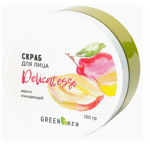 Green Era Скраб для лица Манго, 100 гр