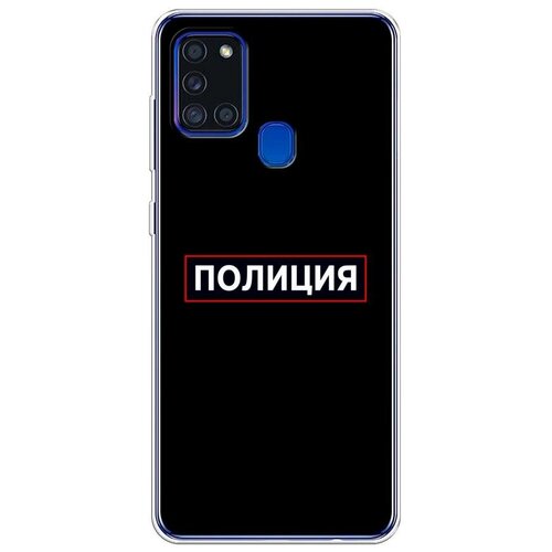 фото Силиконовый чехол "police logo" на samsung galaxy a21s / самсунг галакси a21s case place