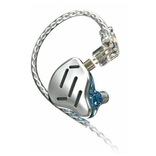 Наушники KZ Acoustics ZAX с микрофоном серебристый 879000₽