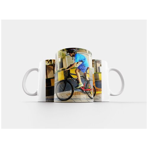 фото Кружка "велосипед, всадник, ребенок" 320 мл lotsprints