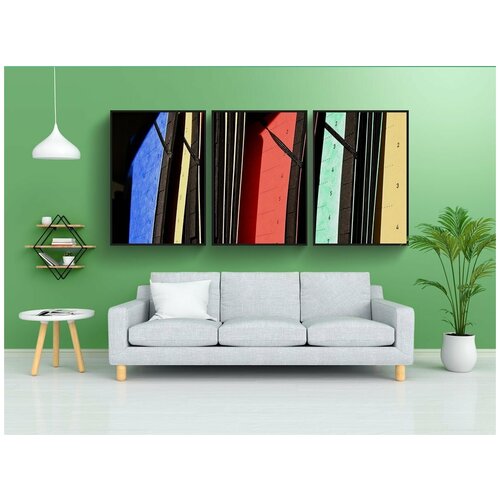 фото Набор модулных постеров для интерьера "офис, порядок, бумага" 60x90 см. в тубусе, без рамки lotsprints