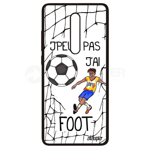 фото Качественный чехол для телефона // xiaomi mi 9t // "не могу - у меня футбол!" шутка спорт, utaupia, белый