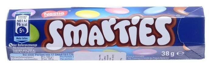 Драже шоколадное Nestle Smarties, в цветной глазури, 38 г - фотография № 1