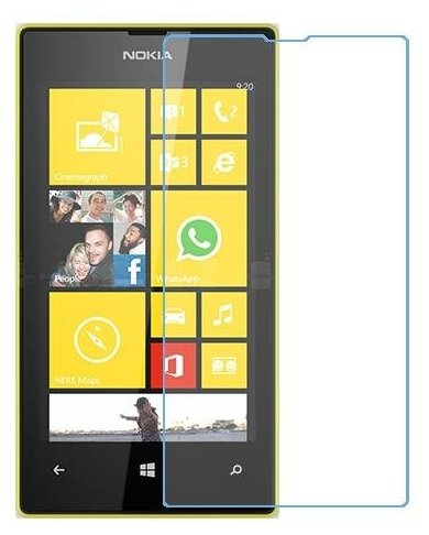 Nokia Lumia 520 защитный экран из нано стекла 9H одна штука