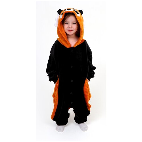 фото Комбинезон-кигуруми детский "енот", рост 104 см страна карнавалия