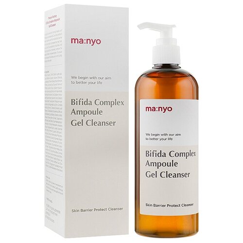 Нежный очищающий гель Маньо для чувствительной кожи Manyo Bifida Complex Ampoule Gel Cleanser (400 ml)