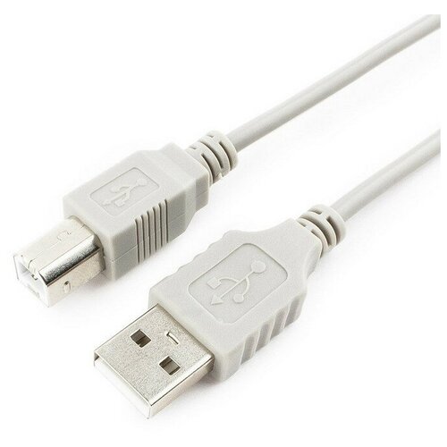 Кабель USB A 2.0 - USB B, М/М, 1.8 м, Gembird, сер, CC-USB2-AMBM-6 3 шт.