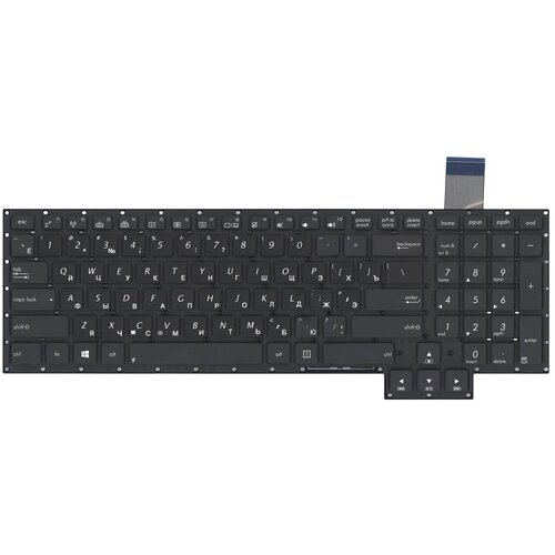 Клавиатура для ноутбука Asus G750 G750JX G750JW черная без рамки 3023₽