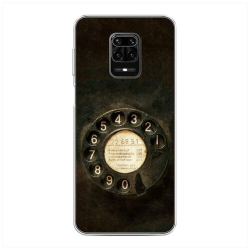 фото Силиконовый чехол "старинный телефон" на xiaomi redmi note 9s / сяоми редми нот 9s case place