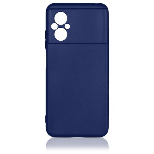 DF / Силиконовый чехол для телефона Poco M5 на смартфон Поко М5 DF poCase-11 (blue) / синий чехол df poco f5 pro df pocase 16