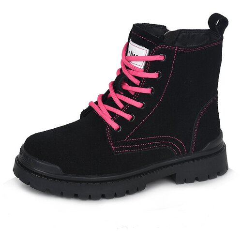 Ботинки детские зимние для девочек SN21AW-4D Alessio Nesca размер 33, черный