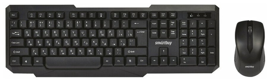 Комплект клавиатура+мышь мультимедийный Smartbuy ONE 230346AG (SBC-230346AG-KG) черно-серый