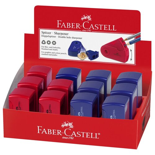 Faber-Castell Точилка Sleeve, 12 шт. синий faber castell точилка jelly 12 шт микс