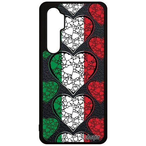 фото Противоударный чехол на мобильный // xiaomi mi note 10 lite // "флаг венгрии с сердцем" любовь патриот, utaupia, цветной