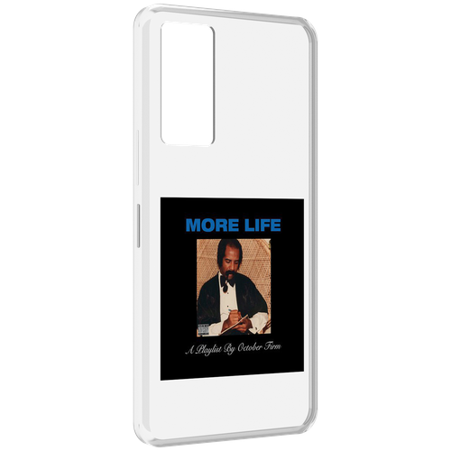 Чехол MyPads Drake - More Life для Infinix Note 11 задняя-панель-накладка-бампер
