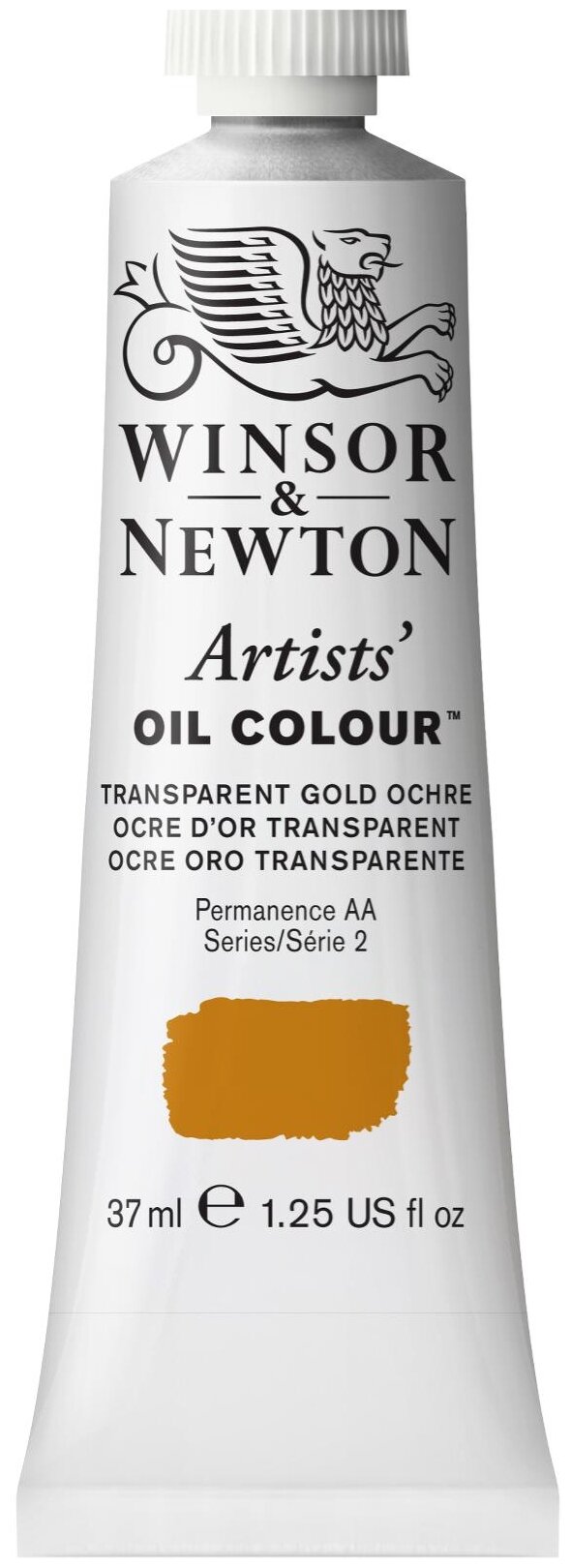 Winsor&Newton Масляная краска Artists', прозрачная золотая охра 37мл