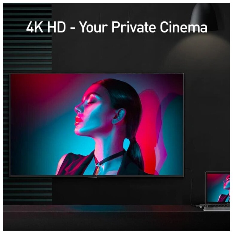 Хаб Baseus Transparent Type-C Красный