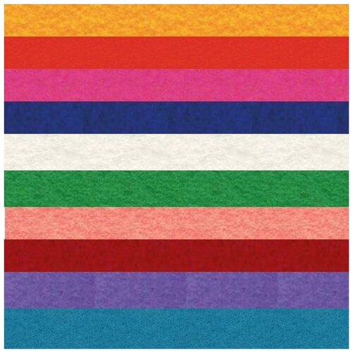 фото Набор декоративного фетра "ассорти 6" 10 листов 22х30 см 1.2 мм yandex market