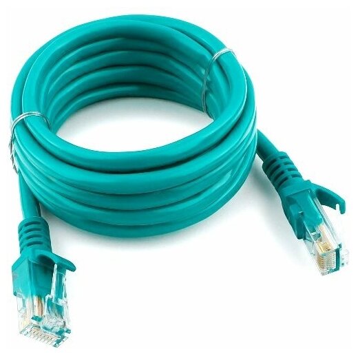 Патч-корд UTP CAT5e 2м Cablexpert PP12-2M/G RJ-45 кабель - зелёный