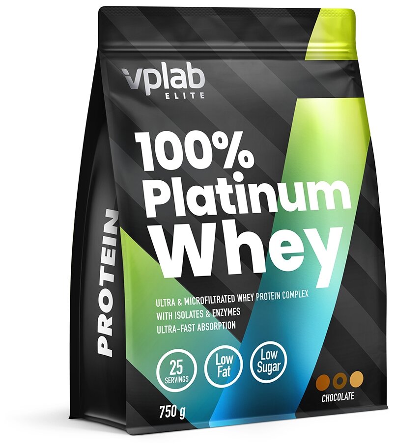 Протеин VPLAB 100% Platinum Whey / 750 g / Chocolate