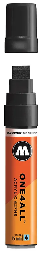 Акриловый маркер Molotow 627HS One4All 15 мм 627212 (180) signal black черный 15 мм