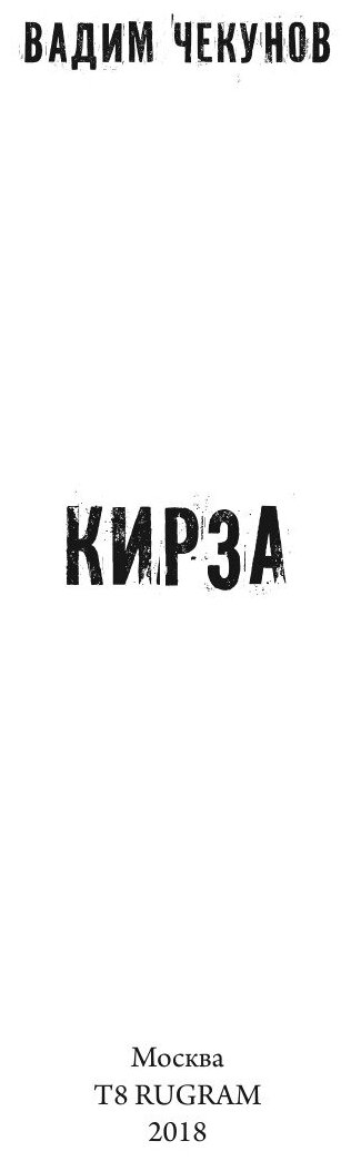 Книга кирза (Чекунов Вадим Владимирович) - фото №3