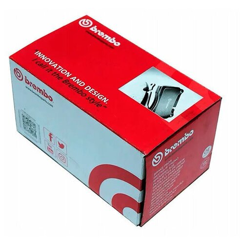 Колодки Тормозные Дисковые Перед BREMBO P61068