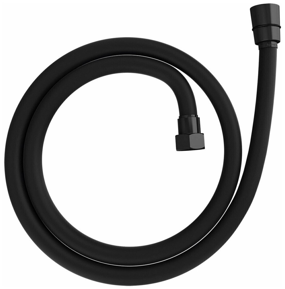 Шланг для гигиенической лейки силиконовый 100 см ELGHANSA SHOWER HOSE SH082 BLACK черный