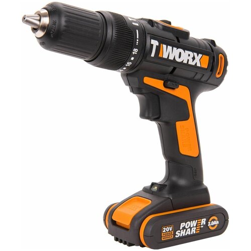 Аккумуляторная ударная дрель-шуруповерт WORX WX3711 электроинструмент подарок на день рождения мужчине любимому папе дедушке парню 1379000₽