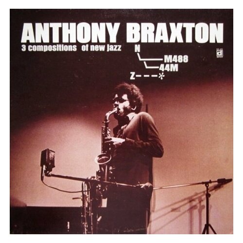 Старый винил, Delmark Records, ANTHONY BRAXTON - 3 Compositions Of New Jazz (LP, Used)