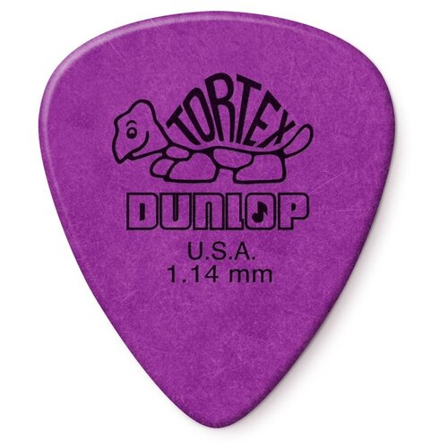 418R1.14 Tortex Standard Медиаторы 72шт, толщина 1,14мм, Dunlop